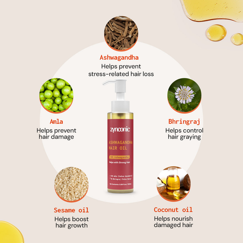 Zynconic® Ashwagandha Hair Oil